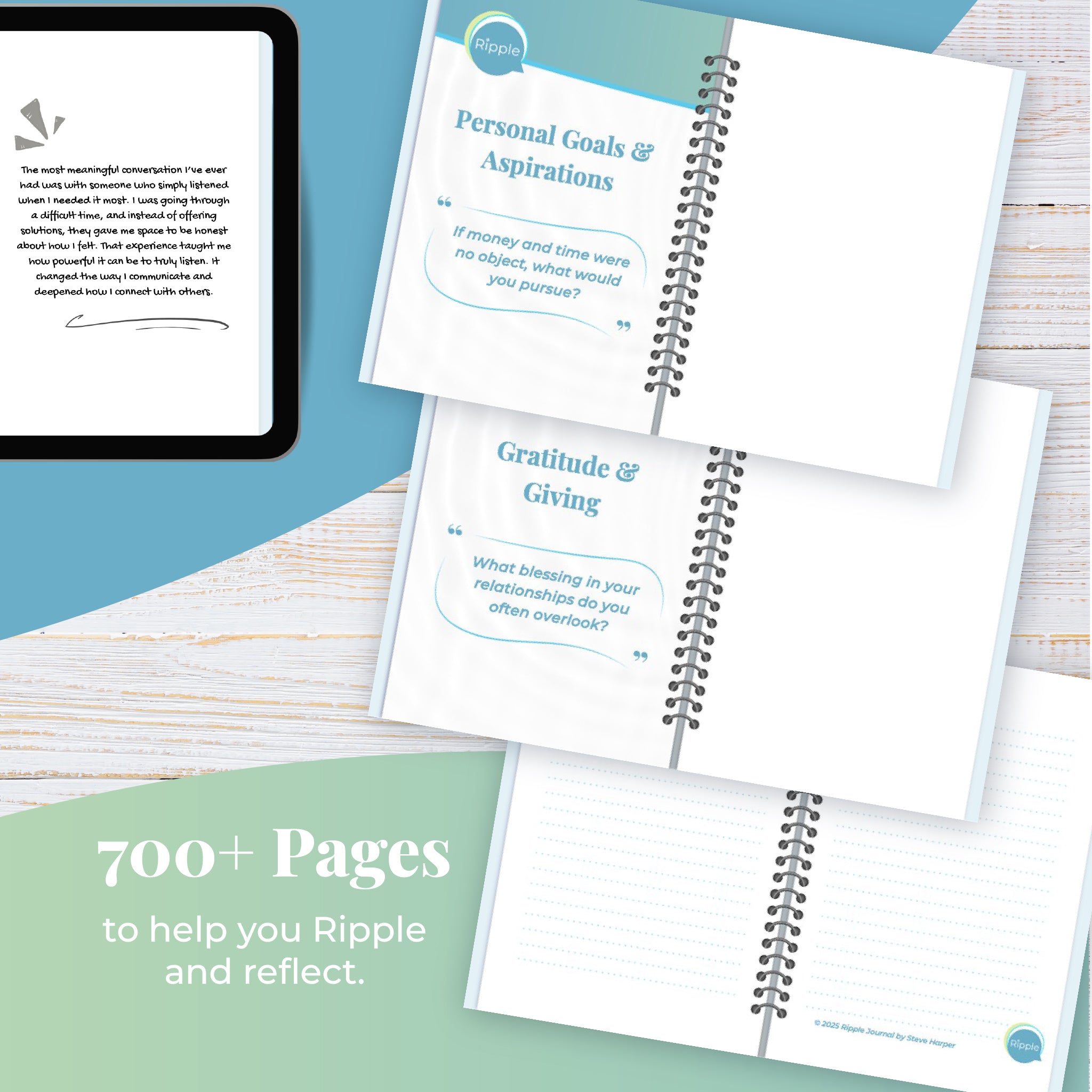 Life in Ripples: 2026 Undated Digital Journal